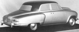 1/4-scale clay model for the 1947 Studebaker