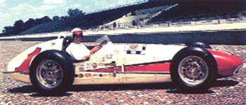 1964 A.J. Watson-style Indy Roadster.  Body design by Larry Shinoda; driven to victory at Indianapolis by A.J. Foyt, 1964.
