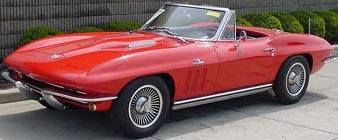 1965 Corvette.  Notice how the front end resembles Ex, Jr's Simca Special.