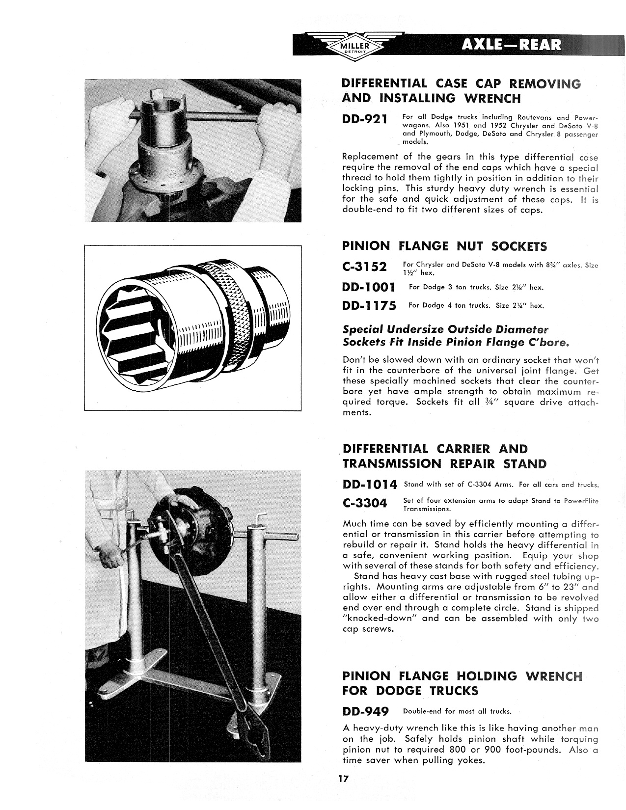 Miller Special Service Tools