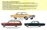 The 1965 Chrysler New Yorker was available in four body styles: two or four-door hardtop, four-door sedan and the station wagon.