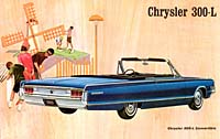 The classic letter car gets a new member, the 1965 Chrysler 300L was marketed "for the purist - a very special Chrysler."