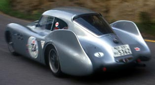 1947 Cisitalia race car, rear view