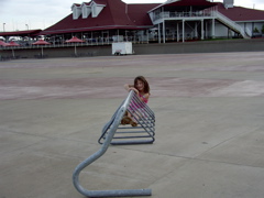 CarlyInBikeRack.JPG