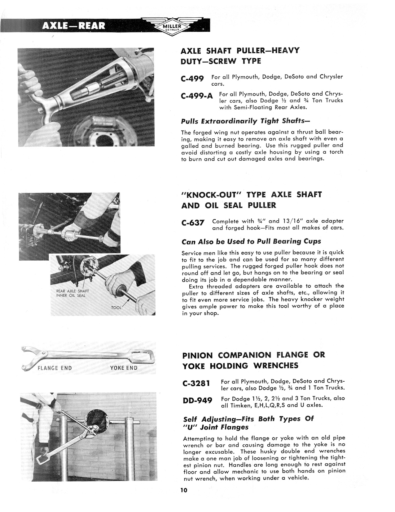 Miller Special Service Tools