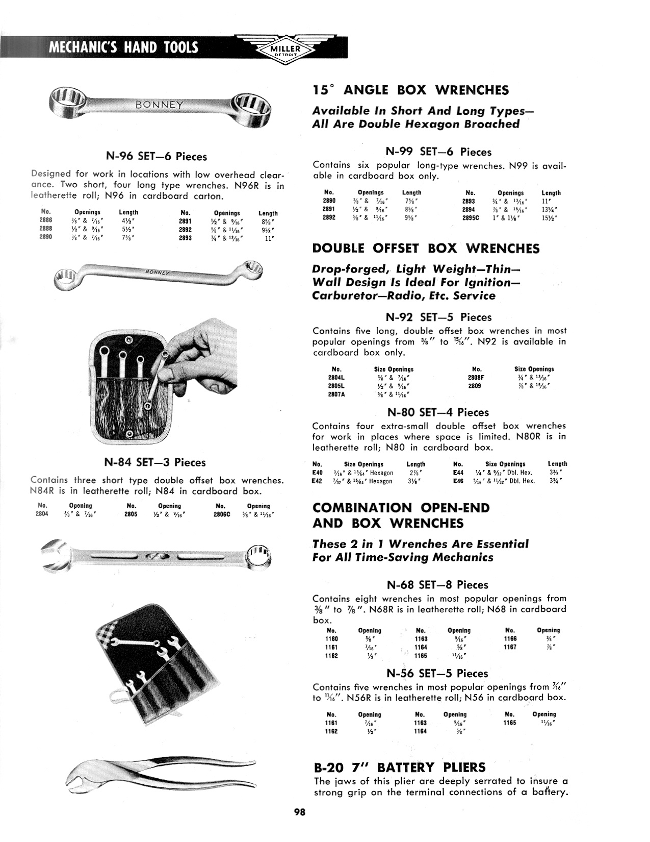 Miller Special Service Tools