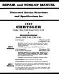 1939 Chrysler Imperial Service Manual