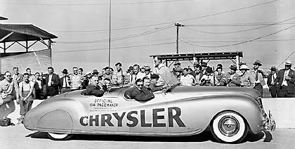 Ref. # 33242 Factory Photo 1941 Chrysler Newport Phaeton Indy 500 Pace Car