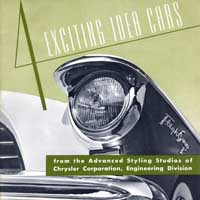 Cover: 4 Exciting Idea Cars from the advanced styling studios of Chrysler Corporation, engineering division