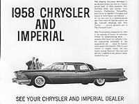 1958 Imperial advertisement, black and white