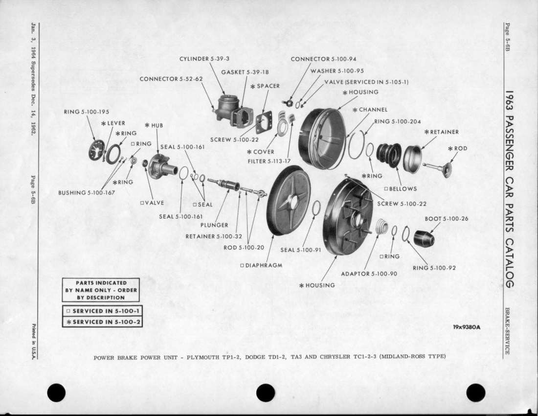 1963 (Chrysler) Imperial Parts Catalog