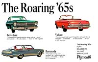 Introduction to the 1965 Plymouth Division, including Belvedere, Barracuda & Valiant.