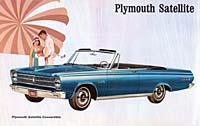 The new 1965 Plymouth Satellite: "A new way to swing without going out on a limb."