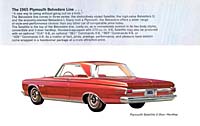 The new 1965 Plymouth Satellite: "A new way to swing without going out on a limb."