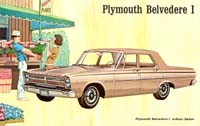 1965's Plymouth Belvedere I: the station wagon, the two-door hardtop and the four-door sedan.