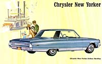 The 1965 Chrysler New Yorker was available in four body styles: two or four-door hardtop, four-door sedan and the station wagon.