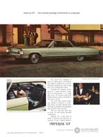 1967 Imperial Crown Coupe advertisement with Mobile Director option.