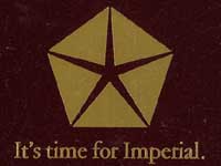 1983 Imperial brochure back cover.